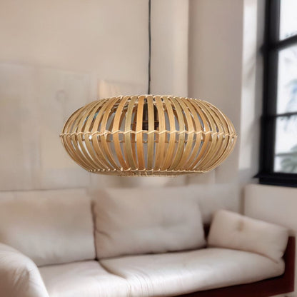 Boho Scandi Ceiling Light Pendant Shade Natural Brown