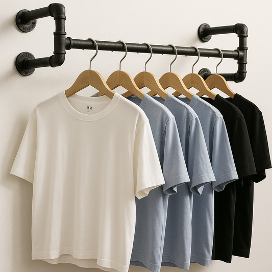 Industrial Heavy Duty Pipe Wall-Mounted Floating Hanging Rail
