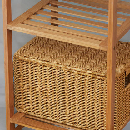 Wooden 6 Tier Open Wardrobe