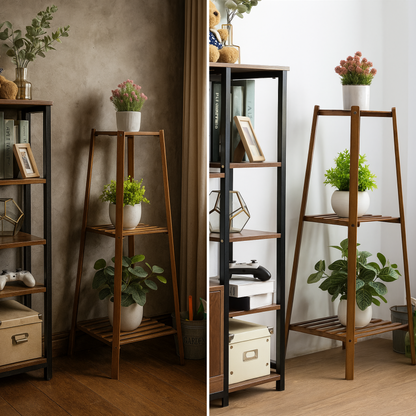 Bamboo 3 Tier Indoor Outdoor Plant Stand